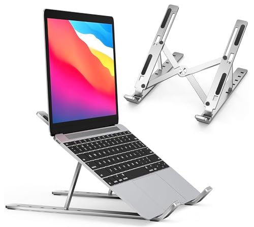 GLUN® Metal Notebook and Laptop Stand for Table, Ergonomic Laptop Stand, Laptop Riser and Tablet Stand for Desk, Holder Compatible with MacBook, Laptop and Tablet (B0D76856ZP) Amazon Price History, Amazon Price Tracker