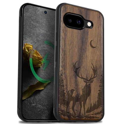 Carveit MagSafe (�}�O�Z�[�t) �Ή� Google Pixel 9a �P�[�X �ؐ� �y�V�R��+TPU�V���R���c�[�C�������z ���C���� �O�[�O���s�N�Z�� 9a �P�[�X �E�b�h �ϋv�� ����~�� �w��h�~ �ϏՌ� Pixel 9a �J�o�[ (�E