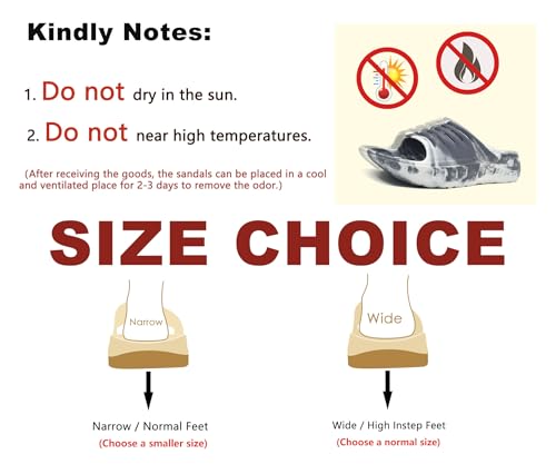 Image of KuaiLu Mens Recovery Sandals Orthotic Arch Support Open Toe Sport Slides Thick Cushion Orthopedic Plantar Fasciitis Slip On Wide Width Summer Pool Beach Waterproof