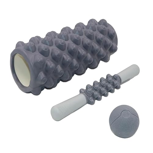 Opilroyn Rodillo de Espuma,Potencia tu Recuperación Post-Entrenamiento - Rodillos para Masaje Muscular | Set con Palillo y Pelota para Relajación, Fitness, Pilates, Viajes, Hogar, Dormitorio