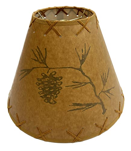 Generic Rustic Pine Cone Scene Lamp Shade thumb #2