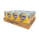 A Strong Heart Wet Dog Food, Beef, Bacon & Cheese Chopped Dinner - 13.2 oz Cans (Pack of 12), All Life Stages, Complete & Balanced, Made in USA