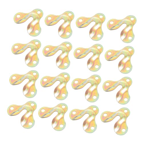 Image of Tofficu 50pcs Iron Keyhole Hangers for Wall Clocks Photo Frames and Home Decor Picture Hanging Hardware Resistance for Easy Installation and DIY Projects