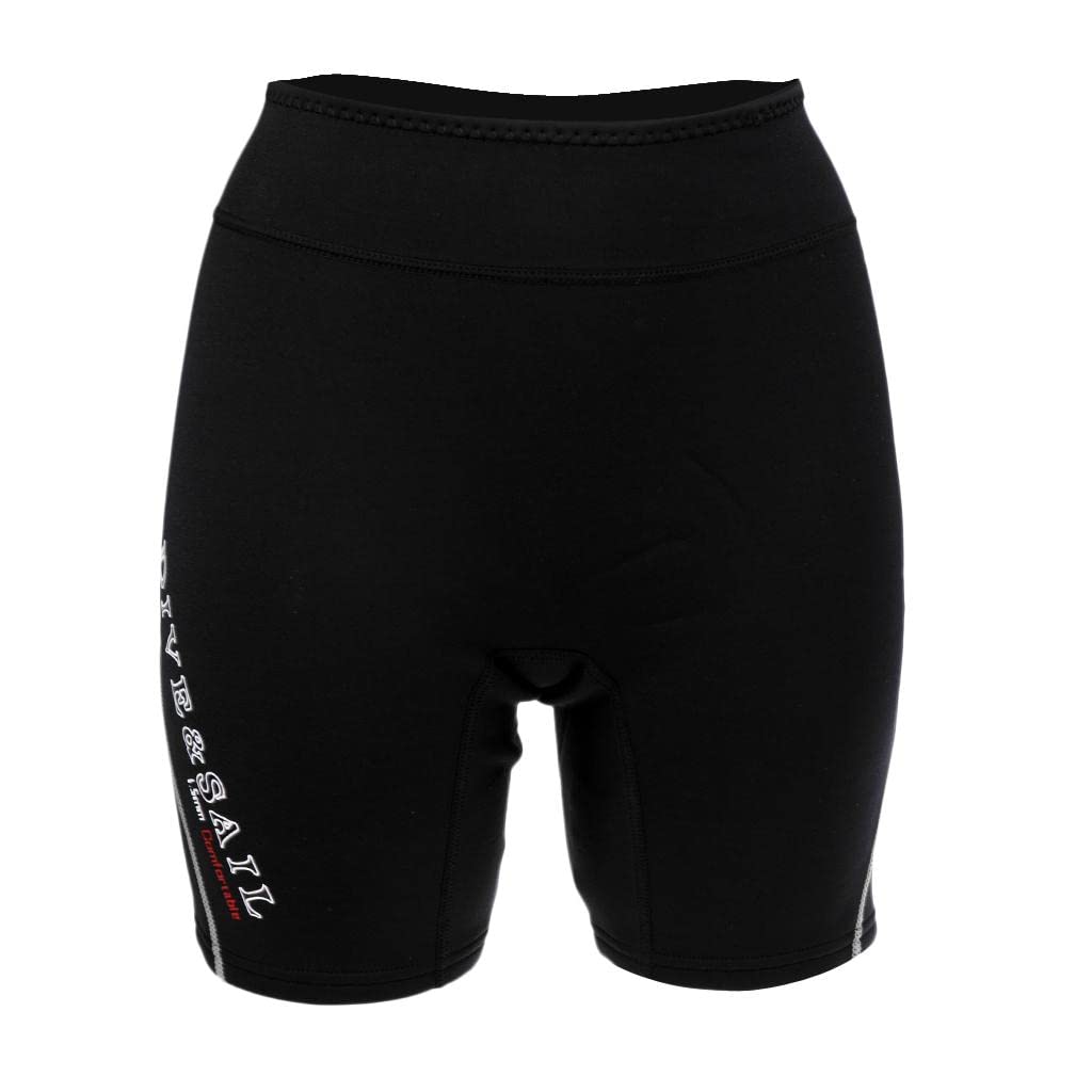 Pantaloncini Muta Uomo Donna Pantaloncini in Neoprene 1.5mm Pantaloncini da Sub Protezione UV Pantaloncini Neoprene Surf, Grigio Uomo, L