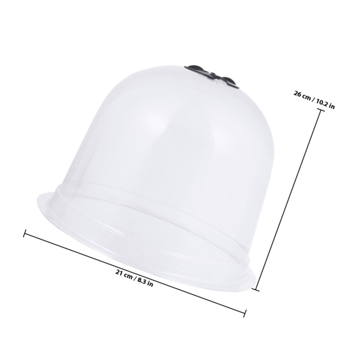 Pflanzenschutzhaube mit Lüftungsöffnung aus Kunststoff für Jungpflanzen