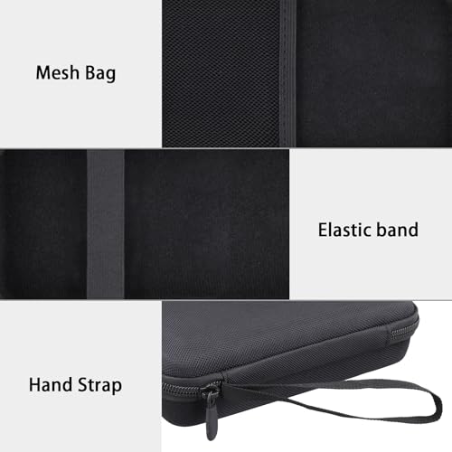 Image of for GL.iNet GL-BE3600 /GL-MT3000 /GL-AXT1800 /GL-SFT1200 /TP-Link ROAM 7 BE3600 Portable Travel Router Hard Carrying Case,Compatible with Multiple Power Adapter and Ethernet Cable