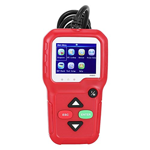 Voertuig Diagnostische Scanner, KW680 OBDII Auto Vrachtwagen Diagnose Tool OBDII Scanner Code Reader Tester Instrument… - Image 6