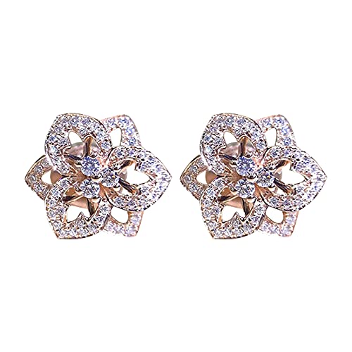 Boucle d'oreille femmes design fleur douce raffinement du Ramadan