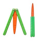 Jkapagzy 3D Printed Gravity Knife Fidget Toy,Funny Plastic EDC Glow-in-The-Dark Butterfly Knife Toy,Sensory Toys Anxiety Stress Relief Toy 1pcs