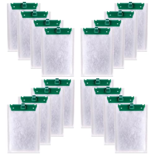 Image of 16 Pack Medium Filter Cartridges Compatible with Tetra Whisper Bio-Bag Filters Medium,for Whisper 10i /IQ10 /PF10 and Repto Filter 90 GPH,for Medium Aquarium Filter Cartridge