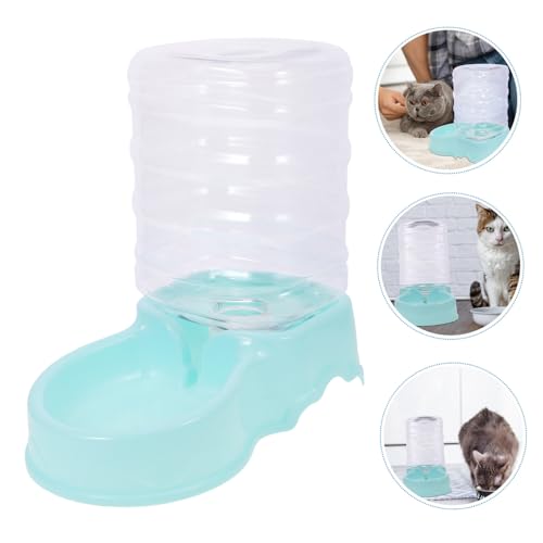 Bebedero automático para gatos de plástico compacto miniatura 5