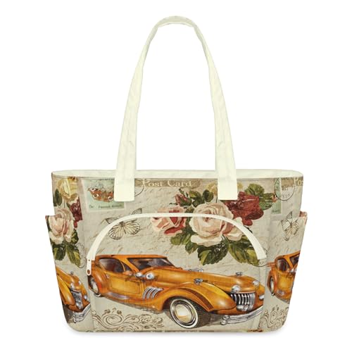 Sac fourre-tout matelassé léger pour femme grand volume et zippé