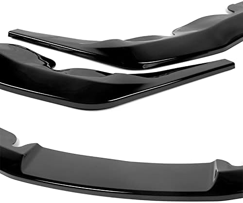 Stay-Tuned, 9PCS ABS STP-Style Front Bumper Lip Spoiler Body Kit + Universal 86" x 4" Side Skirts, Compatible with 2019-2026 Toyota Supra A90, Exterior Accessory (Painted Black)