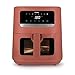 Tognana Iridea,Friggitrice ad aria 8L, doppia resistenza, display digitale, timer, 80-200°C, finestra, 2000W, Rosso Mela