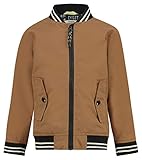 Rippstrick-Finish Noppies Jungen B Bomber Palm Beach Jacket Jacke, Braun (Washed Wood P014), 92