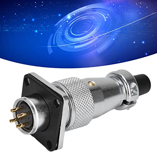 conector aviacion enchufe hembra zinc aleacion 500v miniatura 6