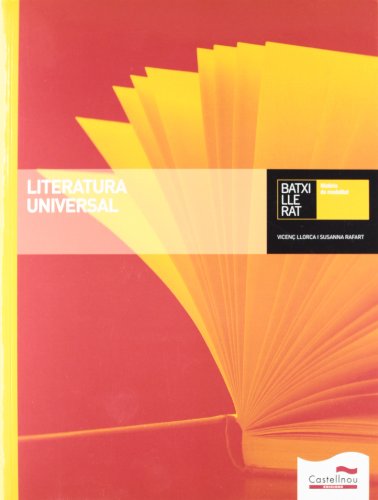 Portada de Literatura universal. Batxillerat