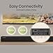 Hisense HS2100 2.1 Ch 240W Sound Bar with Wireless Subwoofer - DTS Virtual X, Dolby Audio, Ezplay, 6 EQ Modes, HDMI ARC, Bluetooth 5.3