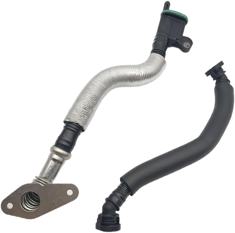 Crankcase Breather Hose Oil Separator Tube Pipe Compatible with Audi Q5 A5 A6 A4 allroad quattro 06J103221 06J103221A 06H103213J 06H103213G