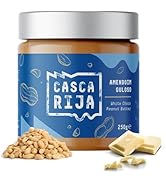 CASCA RIJA: Beurre de Cacahuète au Chocolat Blanc 250g | 89,8% de Cacahuètes Grillées + 10% de Ch...