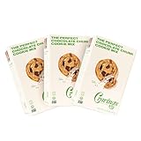 Cravings by Chrissy Teigen Chocolate Chip Cookie Mix, Vegan, Makes 12, 4-inch Chocolate Chunk Cookies 15.76 oz (Pack of 3)