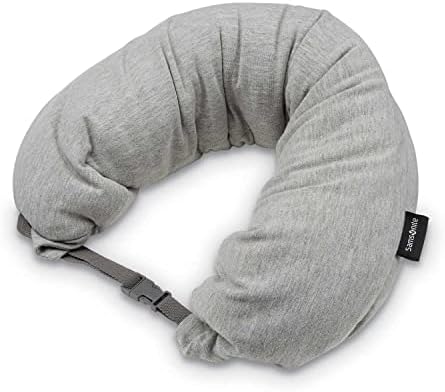 Samsonite Microbead 3-in-1 Neck Pillow, Frost Grey