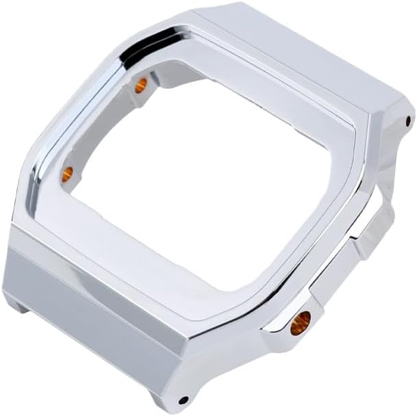 A168 metal case mod kit For Casio electronic watch 3298 168 Silver stainless steel bezel strap glass Tool parts
