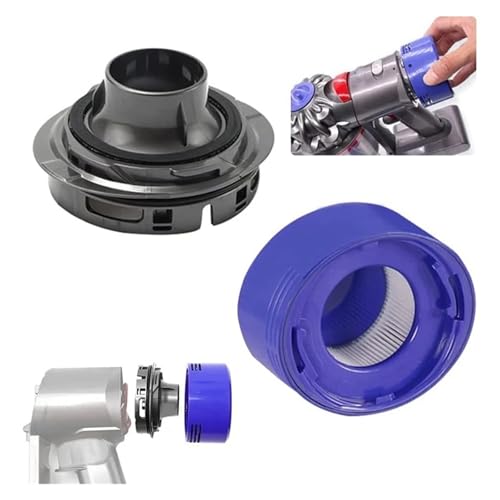 Compatible For Dyson V7 V8 Vacuum Cleaner Accessory Motor Back Cover With Rear Filter Kit
