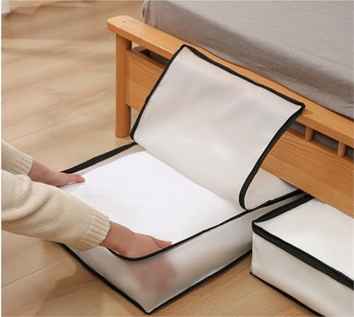 Cajas de almacenaje para ropa translúcidas de 80x60cm con cremallera 6