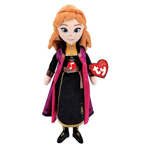 Ty Toys Anna Frozen 2 - Disney Princess - Med, 24 CM