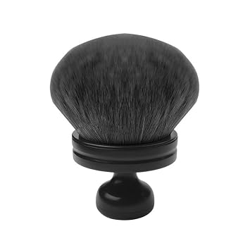 Extra Large Brush for Self Tanner and Body Makeup, Soft Synthetic Hair Brush for Foundation, Bronzer, Blusher, Self Tanning Lotion, Applicator for Face Body and Back All black