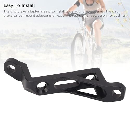 Disc Brake Adapter 180mm Disc Brake Caliper Mount Adapter Rotor Adapter Post Mount to Flat Mount Aluminum Alloy Disc Brake Bracket Converter2