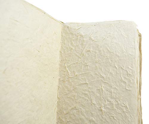 Kathmandu Valley Co. Nepali Yeti Tracker Leather Journal, Writing Notebook With Handmade Lokta Paper. Made In The Himalayas Of Nepal. (5X8 Inch) #TOP4