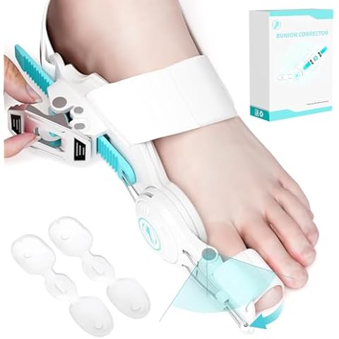 Kutain Upgraded Bunion Corrector for Women & Men, Orthopedic Bunions Correction with Non-Slip Big Toe Separators, Adjustable Bunion Splint Suitable for Left/Right Feet Bunion Relief (1PCS) Cover