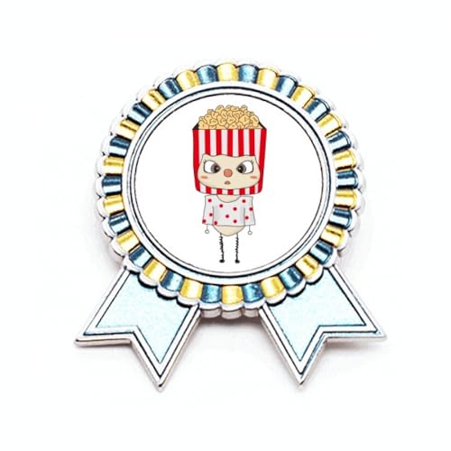 Pin's Popcorn Delicious Métal Cadeau Idéal pour Cinéphile