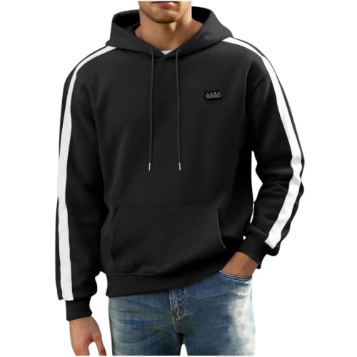 Heated Sweatshirt for Men 29 Heating Zones 3 Levels Winter Pullover Black - image 2