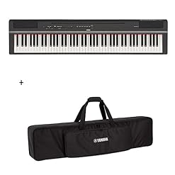 Pack Yamaha P125 noir – Piano numérique – 88 touches + Housse Yamaha SC-KB850 - Les Beatles, Paul McCartney, John Lennon, RIngo Starr, George Harrison