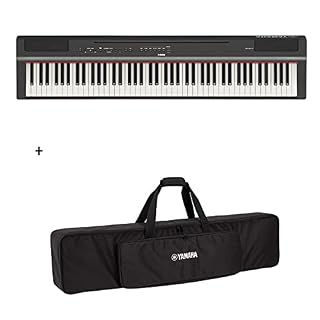 Pack Yamaha P125 noir – Piano numérique – 88 touches + Housse Yamaha SC-KB850 - Les Beatles, Paul McCartney, John Lennon, RIngo Starr, George Harrison