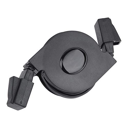 Risegun Ethernet-Kabel Einziehbares CAT6 RJ45 Netzwerkkabel Ausziehbares LAN-Netzwerkkabel Flaches Ethernet Kabel f&uuml;r PC Modem Router (2m)