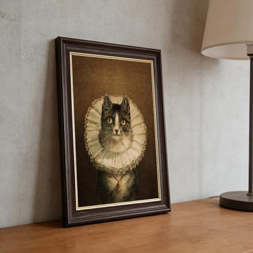Impression sur toile chat victorien WCYB avec cadre suspendu élégant - 5