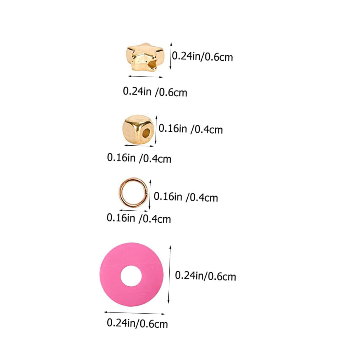 1 Juego kit de cuentas de cintura pulsera de gomas juego de cuentas diy pulseras concentracion accesorios para rastas arcilla juego de pulseras kit de pulseras para niñas
