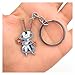 Weeb Keychains Demon Slayer Katana Keychain – Tengen Sword Key Ring – Rugged Metal Phone Charm – Durable Collector-Grade Anime Gift & Bag Charm – Demon Slayer Merch | Tengen Uzui Keychain