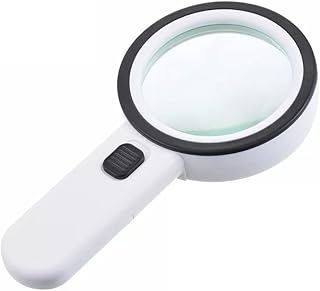 BZLSFHZ 30x Illuminated Microscope Magnifier Portable Reading Aid For Elderly With Light Repair Tool (Color : A, Size : One size)