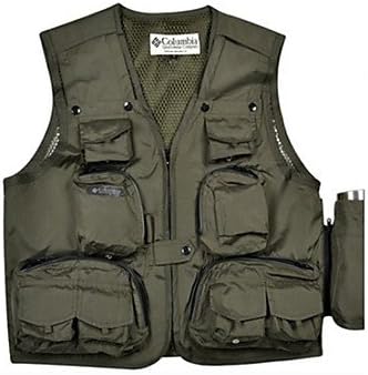 RAR Multi-function Columbia Gridding Waistcoat Vest for Outdoor Photographer Director/Fishing [M] ,Color Black
