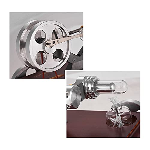 yeacher Hot Air Stirling Motor Modelo Carro Experimento Motor Brinquedo Educativo