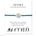 Produktbild YIYIYYA Unisex Armband Volleyball Baseball Softball Basketball Fussball Eishockey Tennis Sport Charme Karte Armbänder Frauen Männer Schmuck Geschenk,07