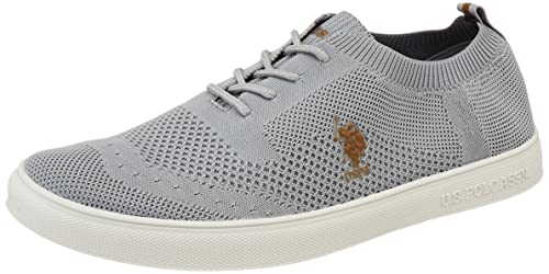 U.S. Polo Assn. Mens Anatole 3.0 Grey Sneaker - 8 UK (2FD22376G07) (B0B644JYXF) Amazon Price History, Amazon Price Tracker
