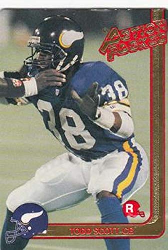 1991 Action Packed Rookie Update #69 Todd Scott Minnesota Vikings