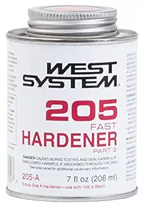 West System 205 Fast Hardener, .43 Pt .47 Lb