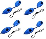 EVO FLEX Sunnies Flexible Tanning Bed Goggles Eye Protection UV Glasses 4 Pack (Blue)